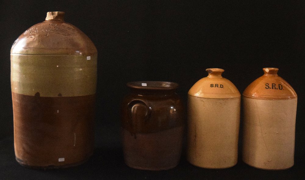 4 Earthenware old jars (2 , 1 & 1)