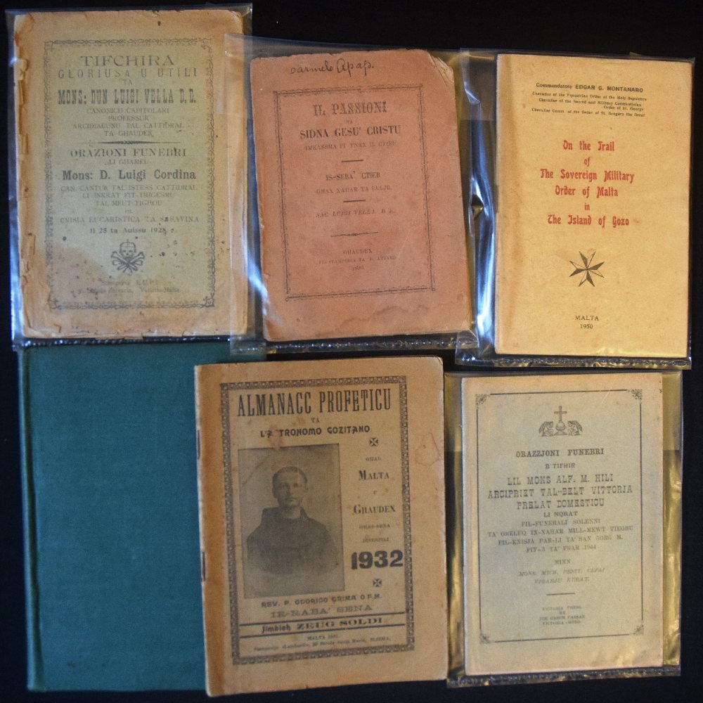 Meilak Mary, Plegg il-Hena, and 5 Gozo religious booklets
