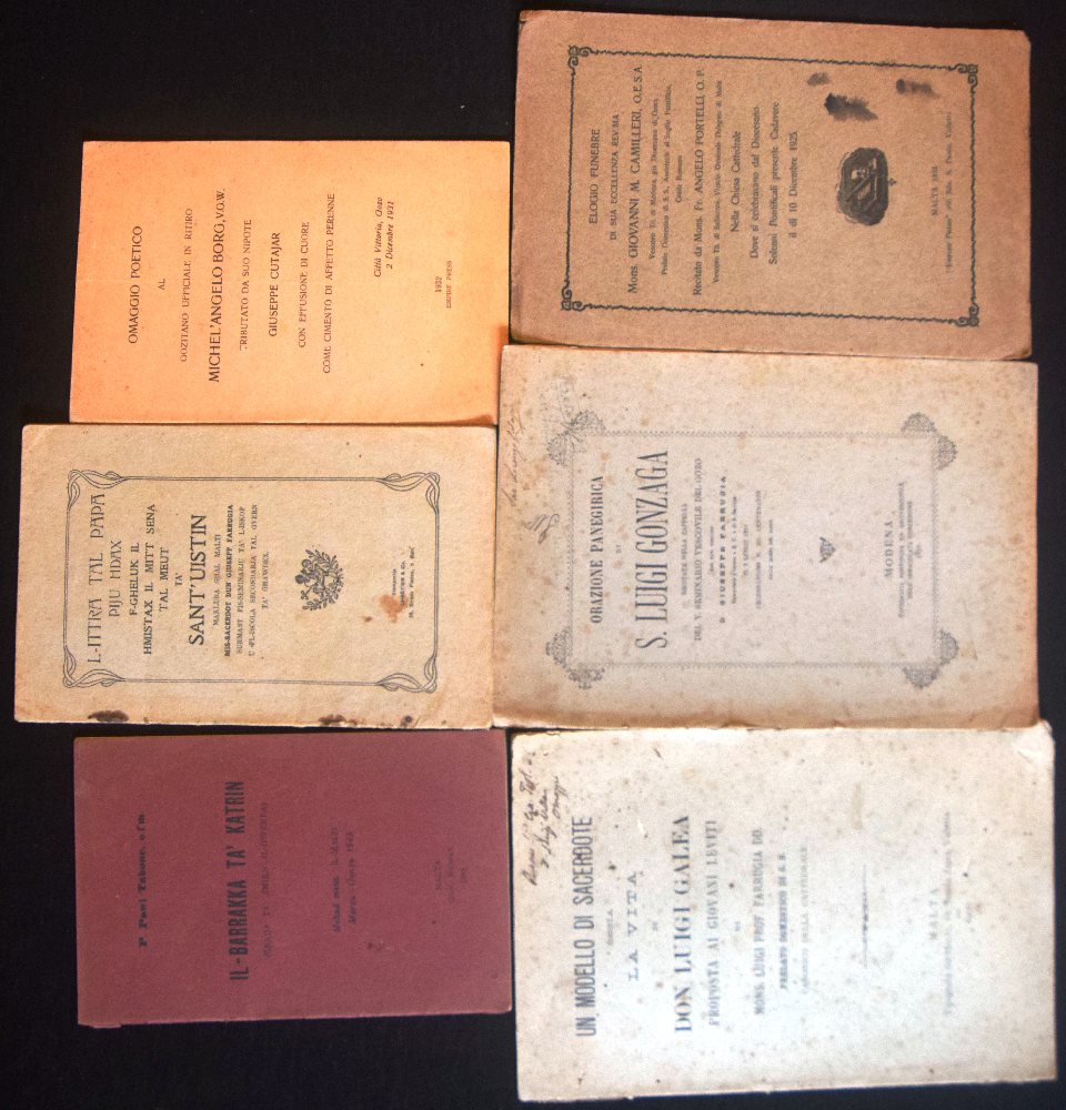 Tabone Paul, Il-Barrakka ta' Kartin; La vita di Don Luigi Galea and 4 other religious booklets