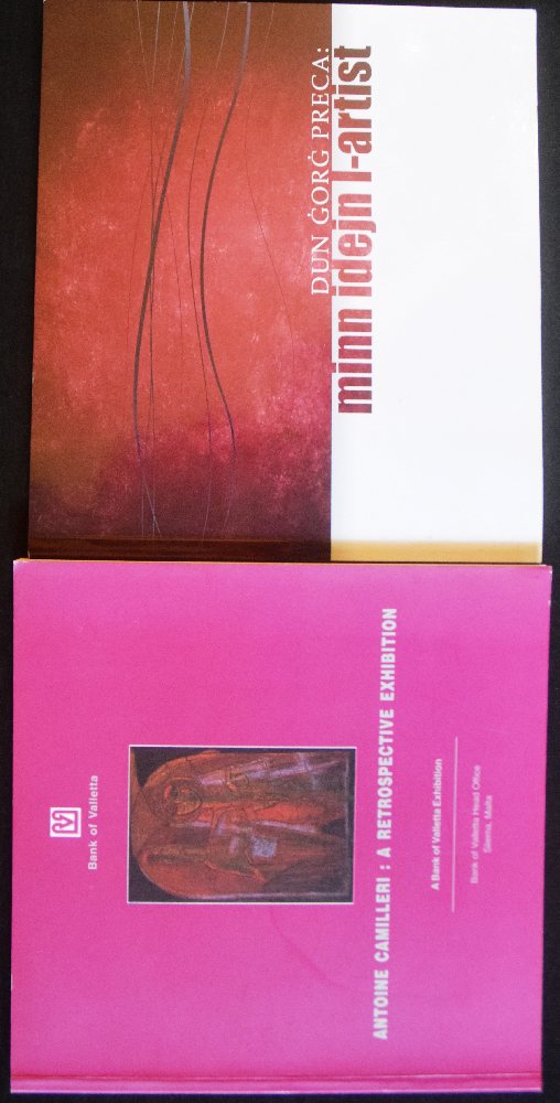 Antoine Camilleri exhibition booklet, Dun Gorg Preca, Minn idejn l-artist (2)