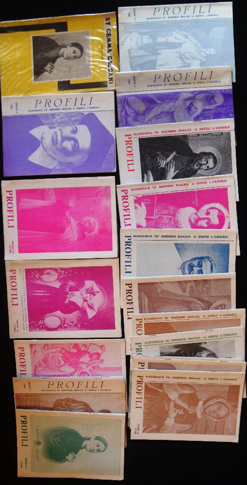 17 Profili religios periodicals, and St. Gemma Caligari