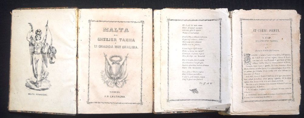 Castagna P. P., Malta bil-Ghzejer tahha (1st Edition) Vols 1&2