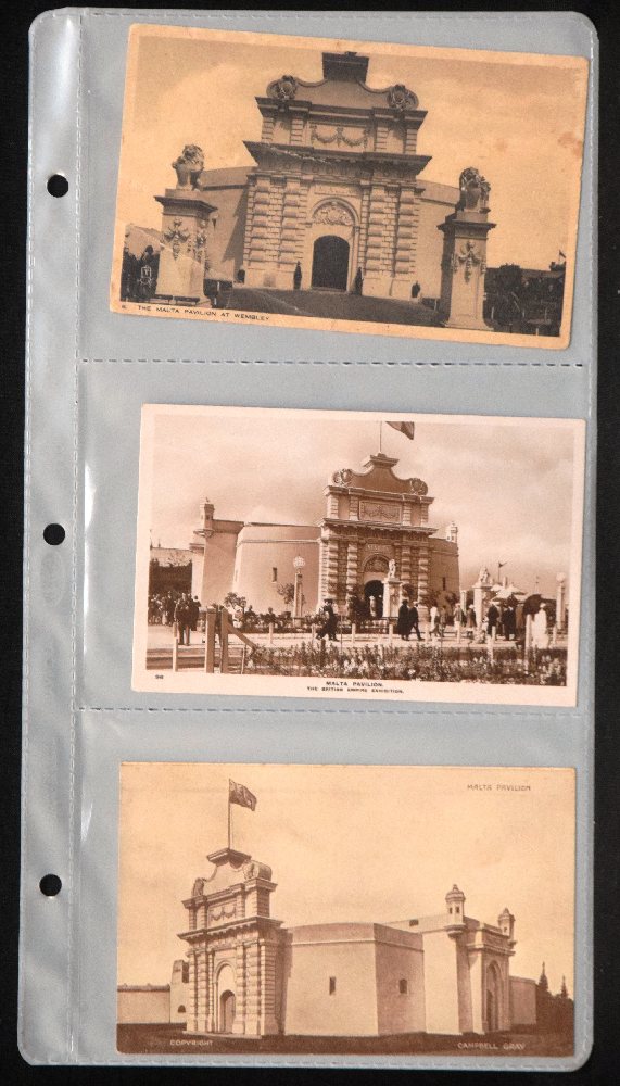 5 Malta postcards King Edward visit 1903