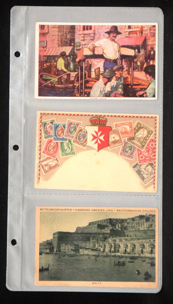 3, Old Malta postcards