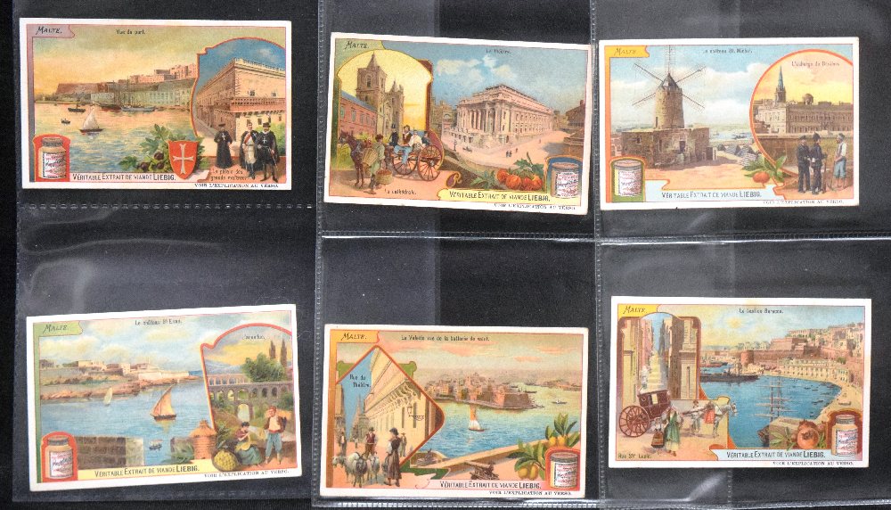 Liebig set of 6 Malta cards