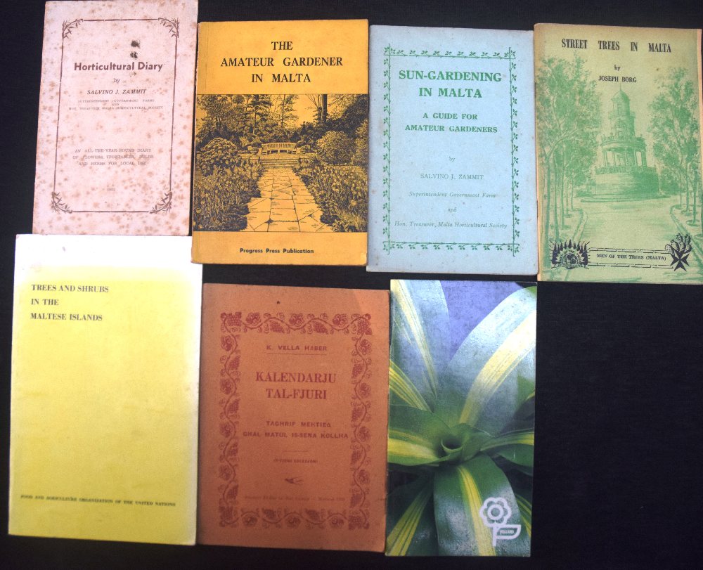 Zammit Salvino, Horticultural Diary, & Sun Gardening; Amateur Gardening in Malta; Borg Joseph, Stree