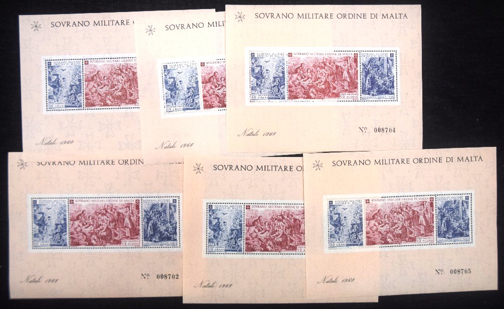 Sovereign Military Order of Malta mint stamps