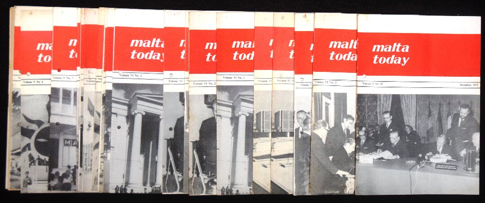 MALTA Today, 1970's, 23 issues