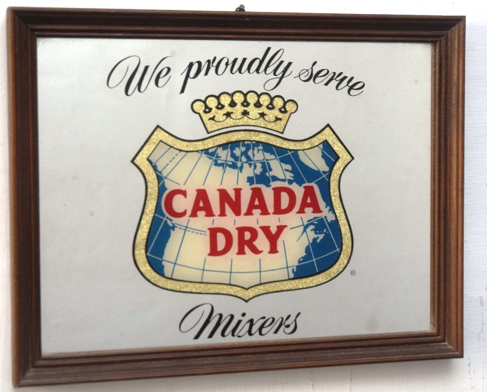 CANADA DRY mirror, 30 x 22cm