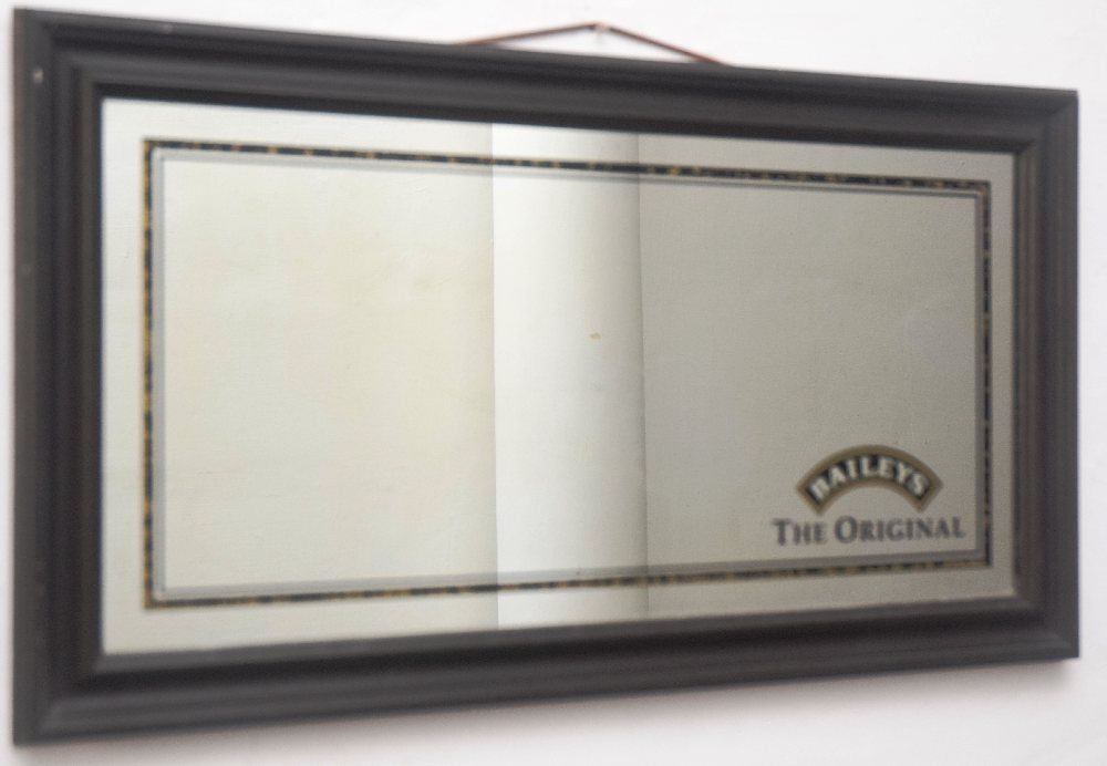 BAILEYS The Original, mirror, 60 x 29cm, framed