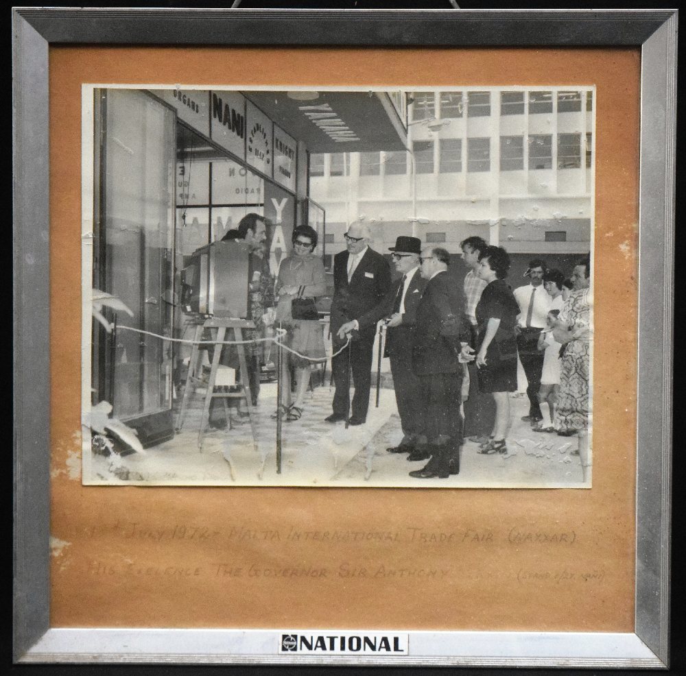 MALTA Trade Fair photograph 1972 (Sir Anthony Mamo) 27 x 21cm