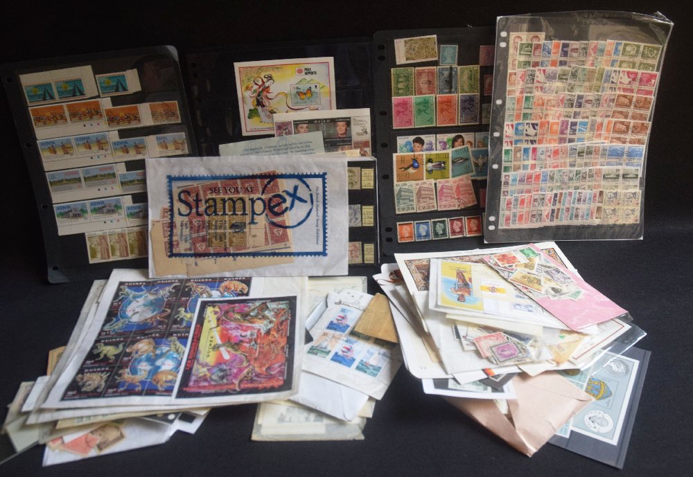 International stamps, mint and used, large lot