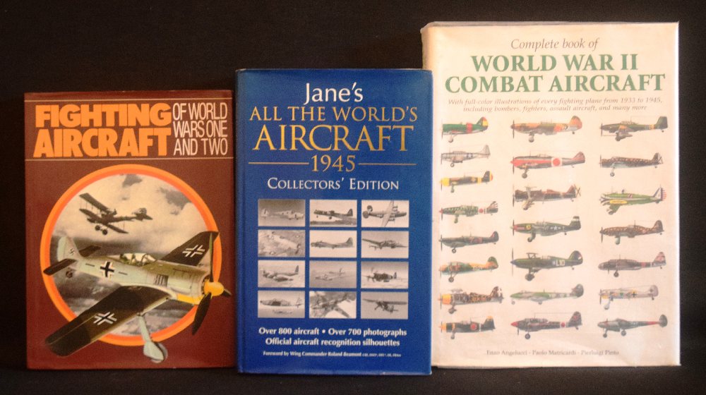 Jane's, Fighting Aircraft of WWI & WWII; Angelucci / Matricardi / Pinto, World War II Combat Aircraf