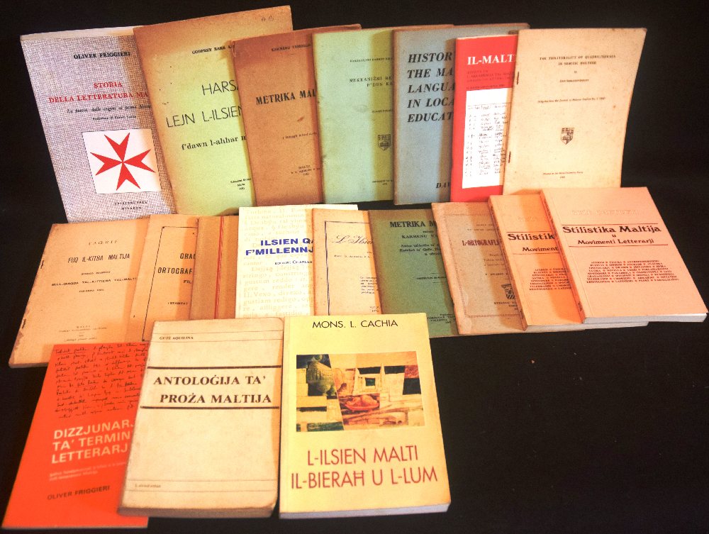 Malta Literature and Orthography, 19 books