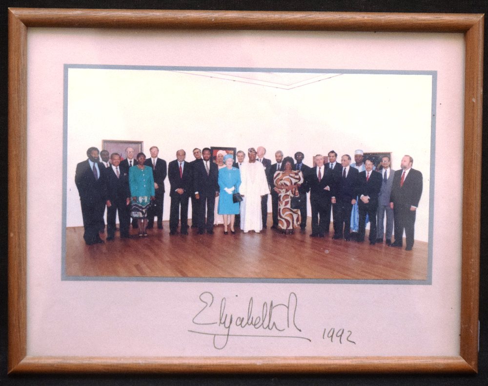QEII Royal Visit to Malta. Photo and Signature, May 1992