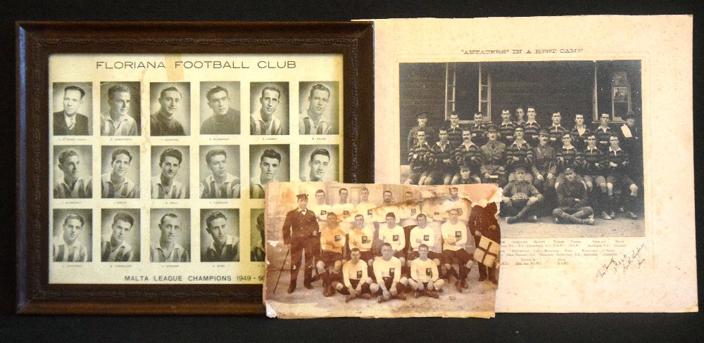 1949/50 Floriana Football Club players print, Sports team photo and print (3)