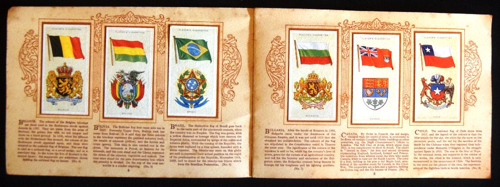 JOHN PLAYER & SONS, album of National Flags and Arms