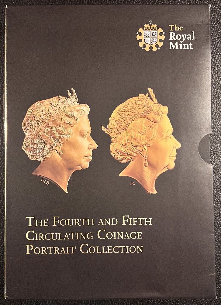 2015 UK coins dated annual set - (4th and 5th portrait)