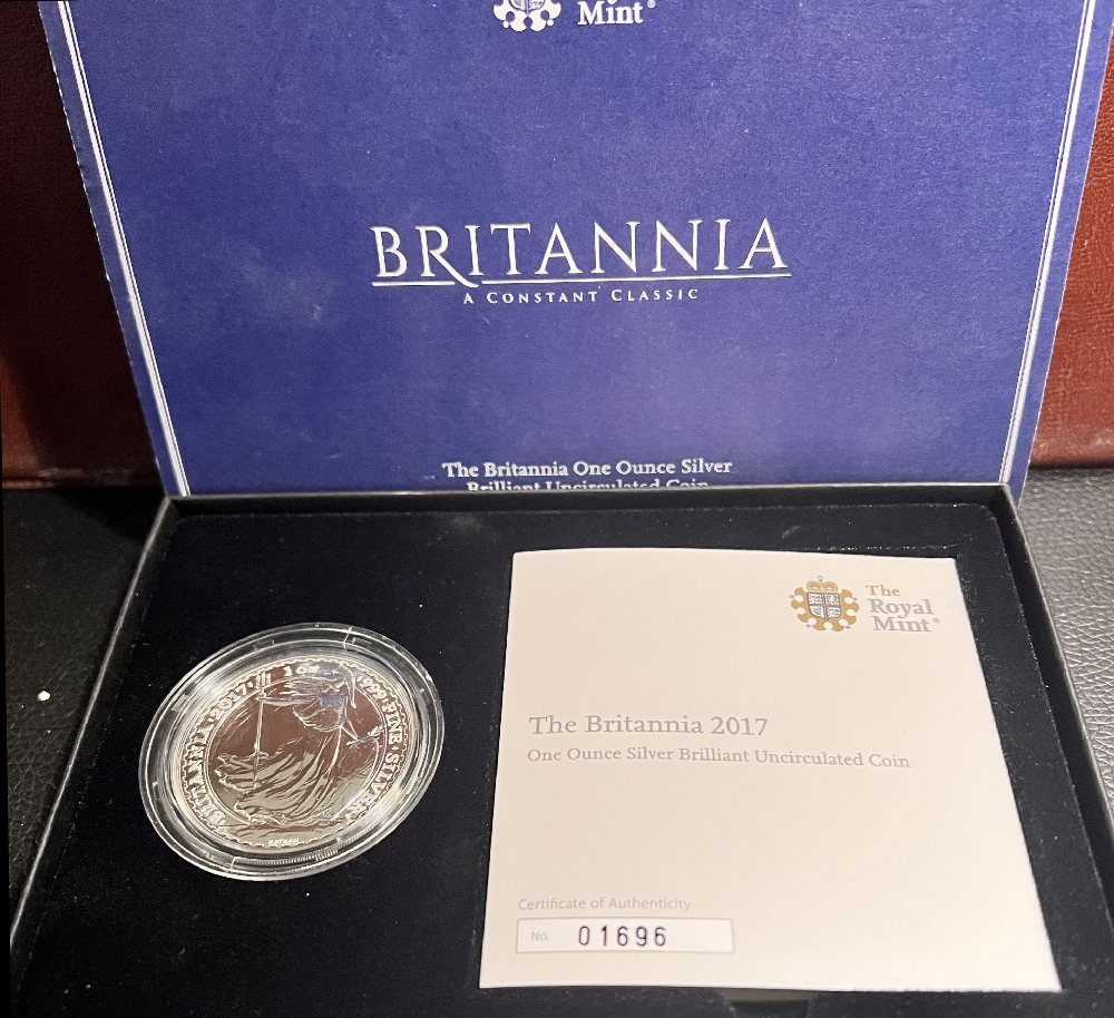 2017 - Silver 1 oz B.Unc Britannia