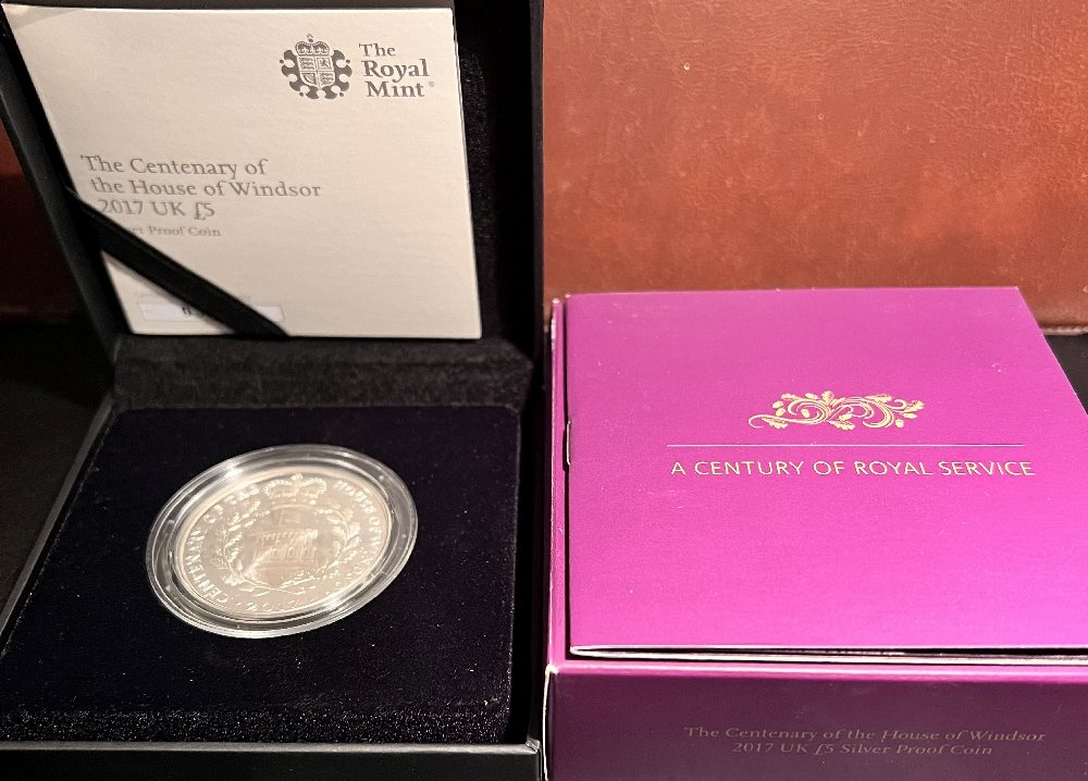 2017  - UK Silver proof coin - House of Windsor