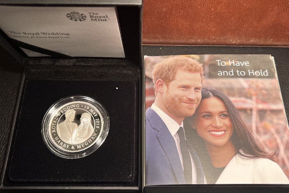 2018  - UK Silver proof coin - Harry & Meghan Wedding