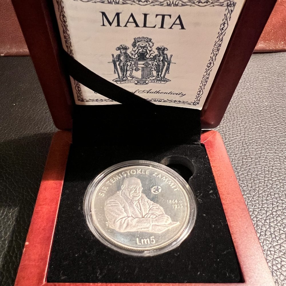 2006 Malta Silver coin - Temi Zammit, Lm5