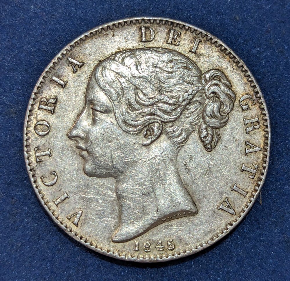 QV crown 1845