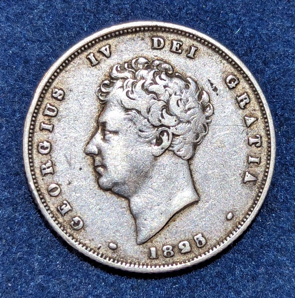 Geo IV shilling 1825