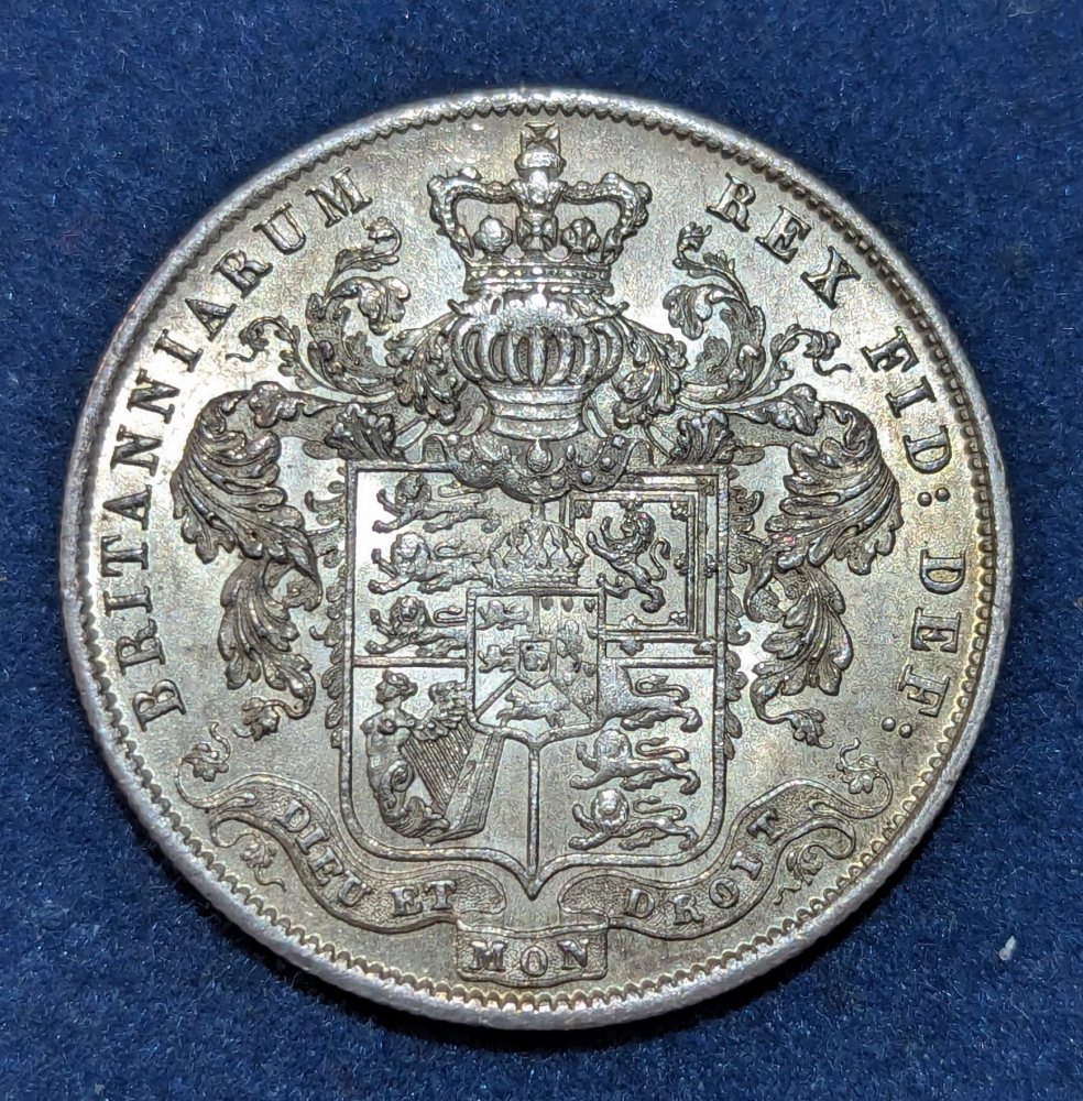 Geo IV half crown 1826