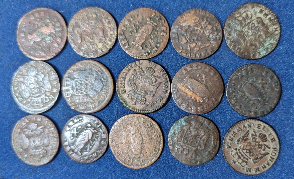 15, De Rohan copper coins, Carlino