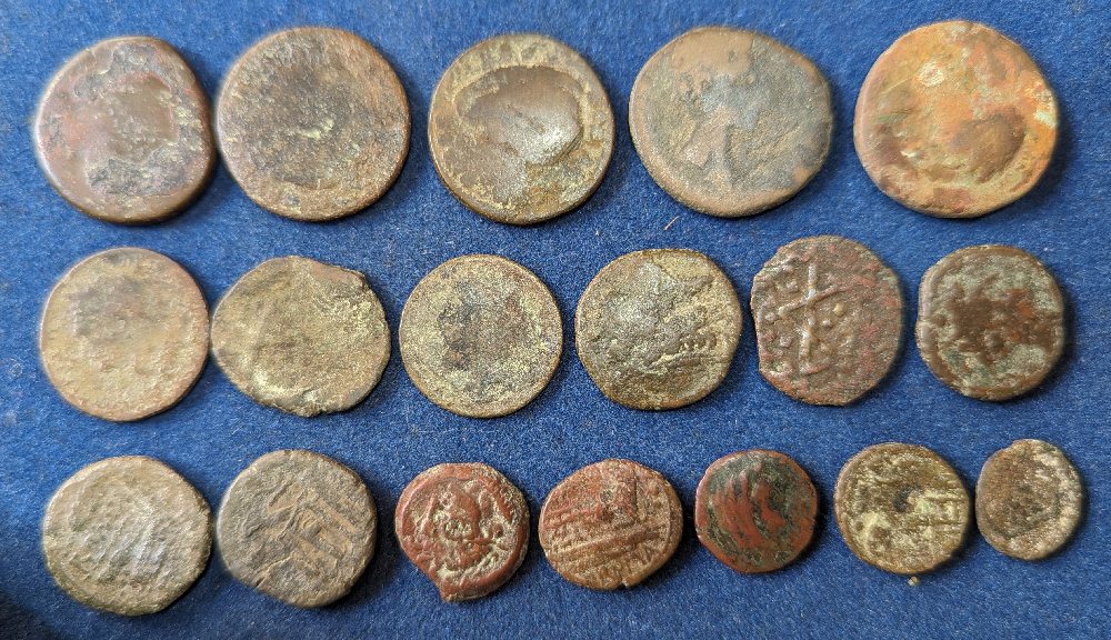 18, Roman coins (assorted)