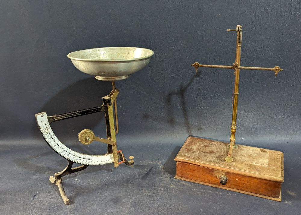 Vintage Concav postal scales, and another (2)