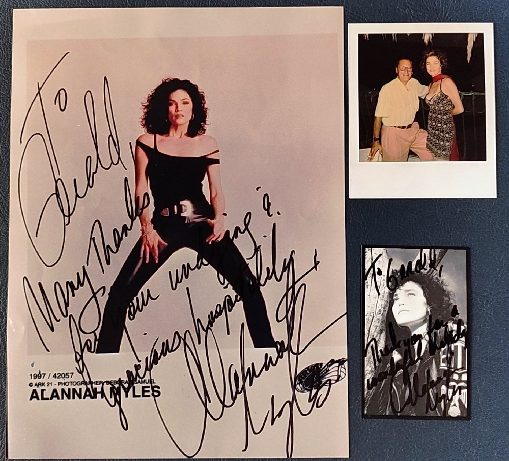 ALANNAH MYLES autograph on photograph