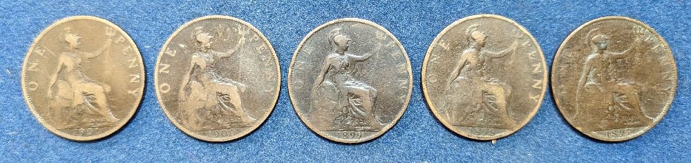 QV, penny: 1897 - 1901 (5)