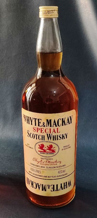 WHYTE & MACKAY SPECIL Scotch 4.5LTR whisky bottle, sealed