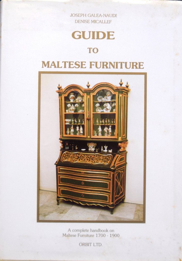 Galea Naudi J & Micallef D., Guide to Maltese Furniture (hb)