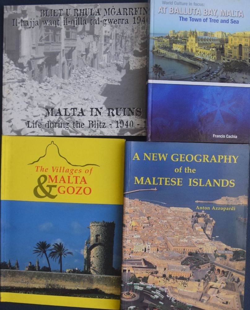 Cachia F., At Balluta Bay; Azzopardi Anton, A New geography of the Maltese Islands; The villages of 
