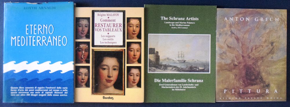 Anton Grech - Pittura; The Schranz artists and 2 other art books (4)