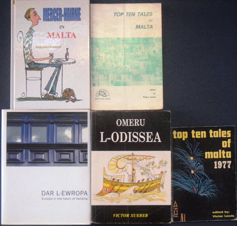 Lewis Victor ed.  Top ten tales of Malta x2; Dar l-Ewropa, Mercer Nairne in Malta; L-Odissea (5)