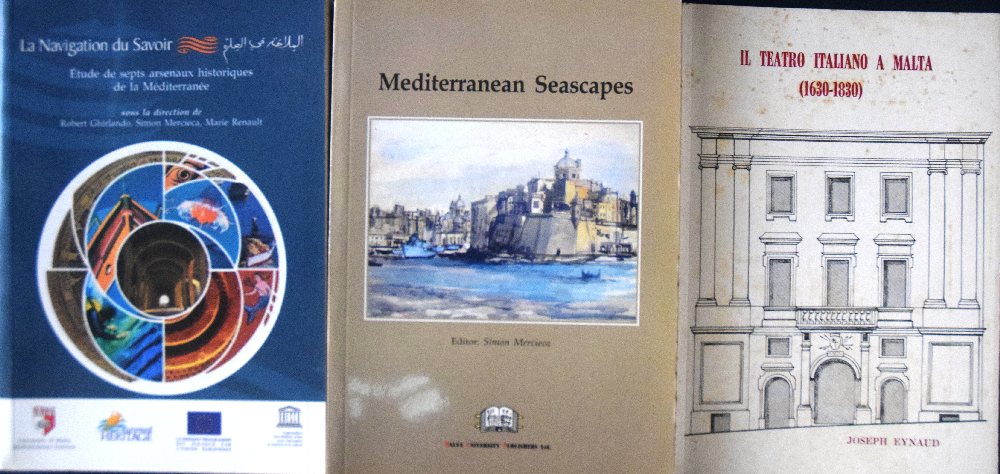Enyaud Joseph, Il teatro Italiano a Malta 1630-1830; Mediterranean Seascapes, La navigation du Savoi