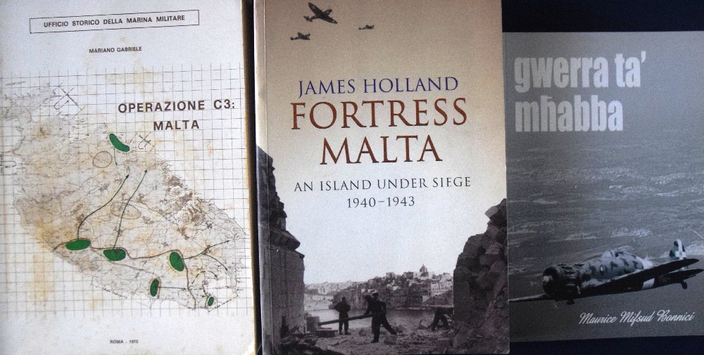 Mifsud Bonnici Maurice, Gwerra ta' mhabba; Holland James, Fortress Malta; Maariano Gabriele Operazio