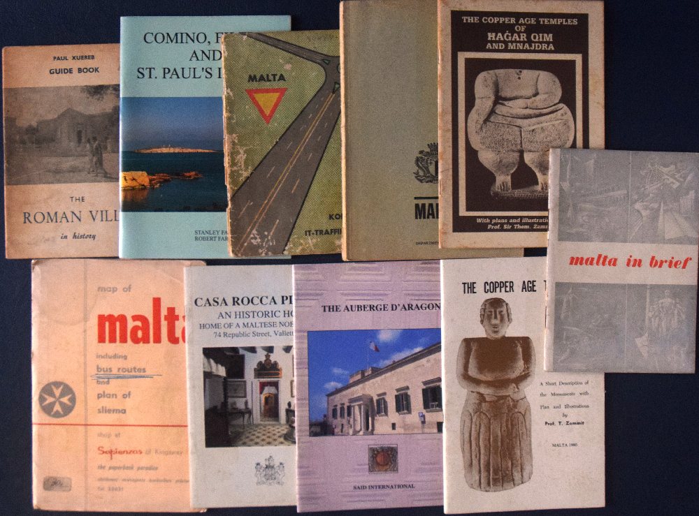 Zammit T. The copper age temples Tarxien Malta and 8 other guide books (9)