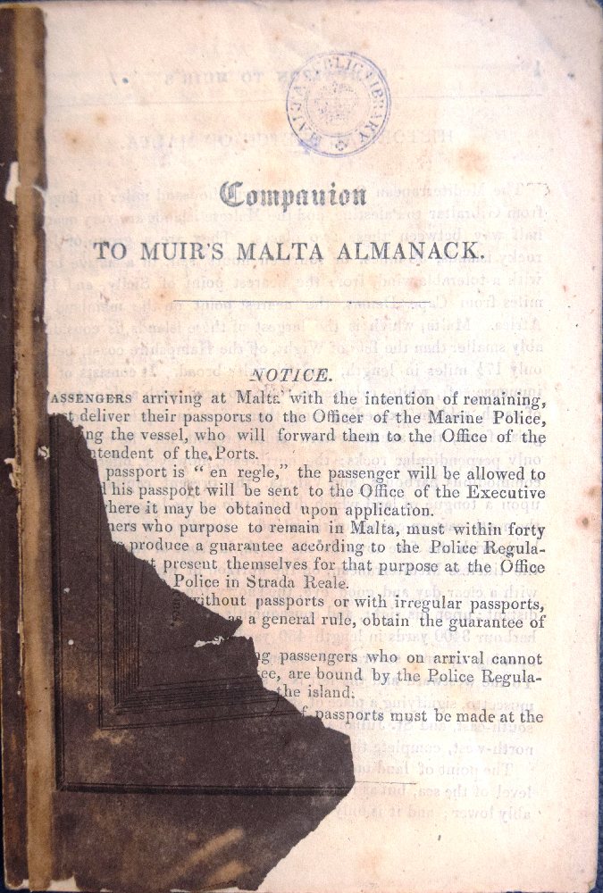 Muir Malta Almanack