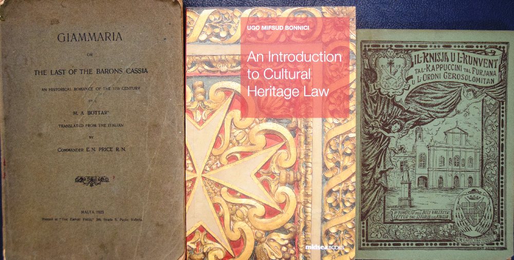 Mifsud Bnnici Ug, An introduction to cultural heritage law; Il-Knisja u l-Kunventi tal-Kapuccini; Gi