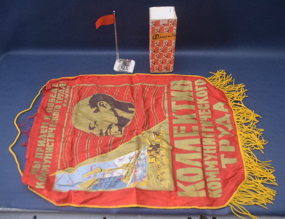 USSR desk flag and banner