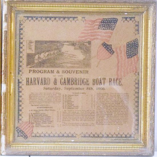 Harvard and Cambridge Boat Race souvenir - 1906