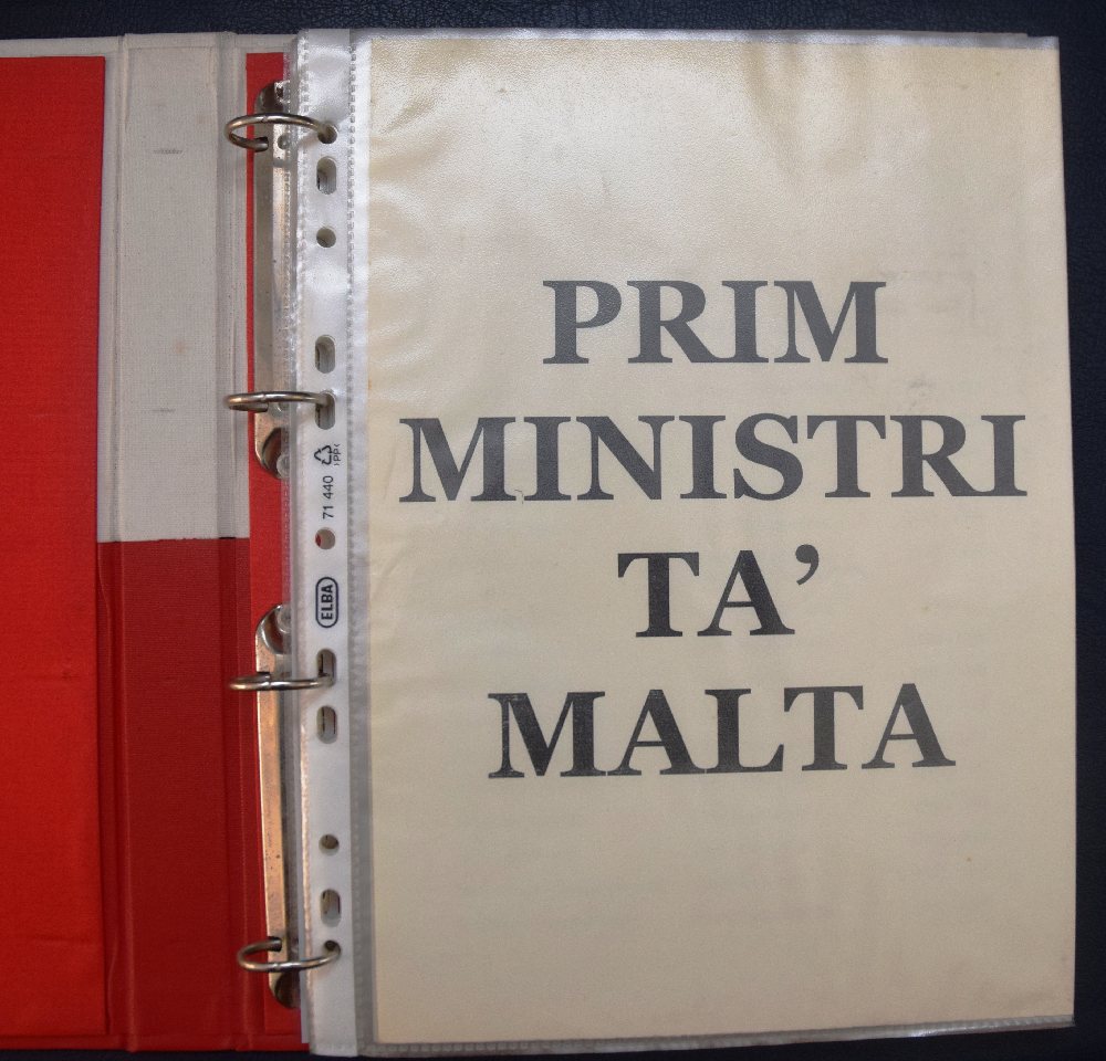 Prime ministers of Malta 1921-2005