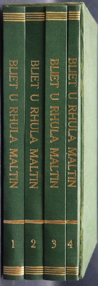 Guillaumier Aflie, Bliet u rhula Maltin Vols 1-4 (hb)