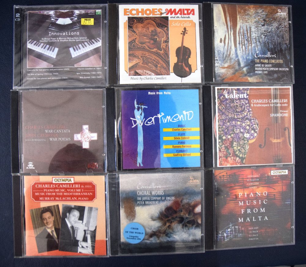 Charles Camilleri CDs, 9 original & sealed