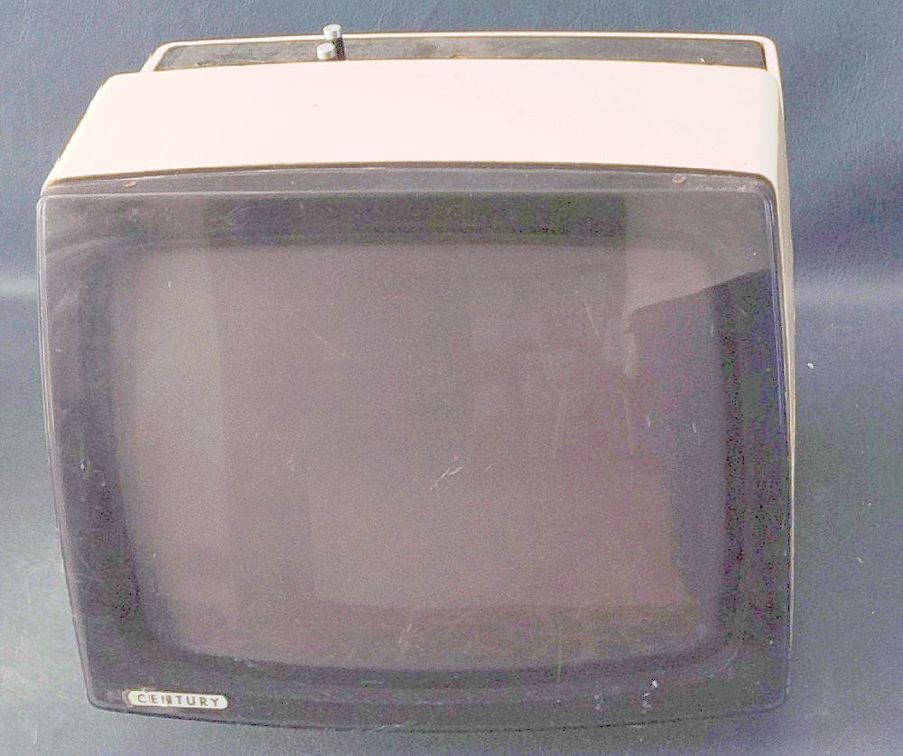 CENTURY Portable B&W television, ca.1970s